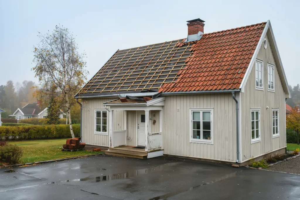 byta tegeltak s planerar du r tt material arbete och budget f r villan