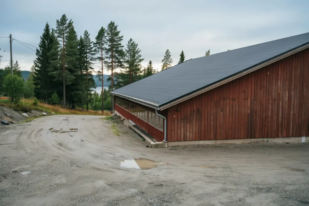 renovering av papptak p industrifastighet i rnsk ldsvik